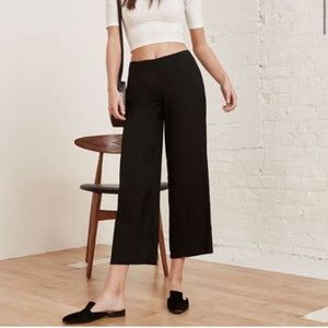 Reformation Bellini Wide Leg Pants in Black